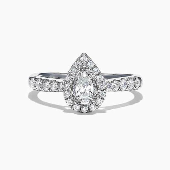 . Jewelry - 925 Silver White Sapphire Wedding Ring New
